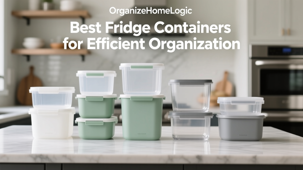 Best Fridge Containers for Efficient Organization