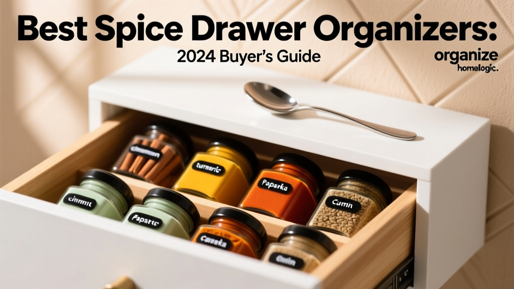 Best Spice Drawer Organizers: 2024 Buyer's Guide