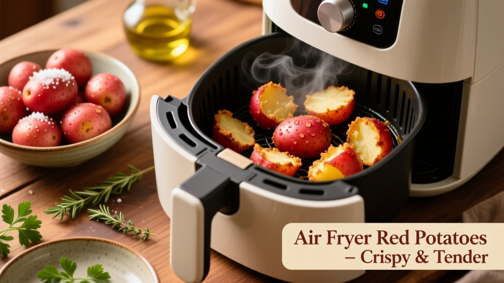 Crispy Air Fryer Red Potatoes (Tender Inside!)