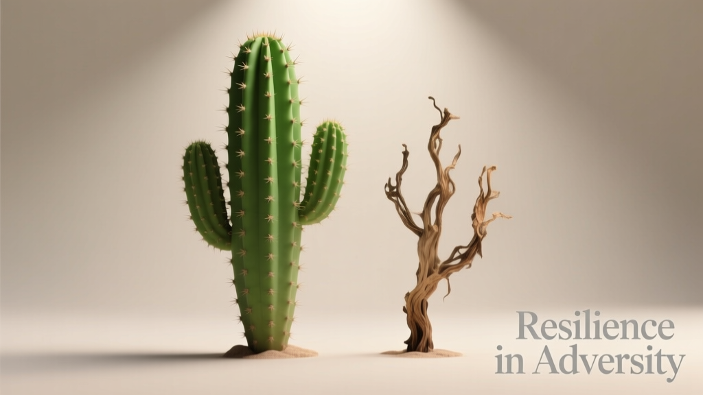 Thriving and Cacti Compared: A Botanical Analysis of Growth Strategies, Water Use, and Cultivation Realities