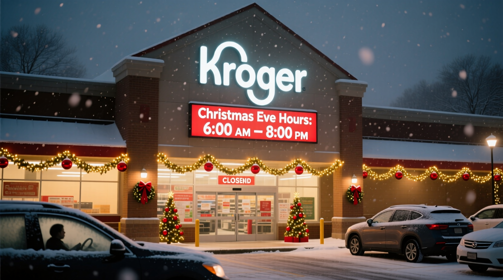 how late is kroger open on christmas eve