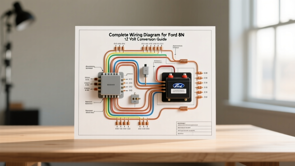 Complete Wiring Diagram for Ford 8N 12 Volt Conversion Guide