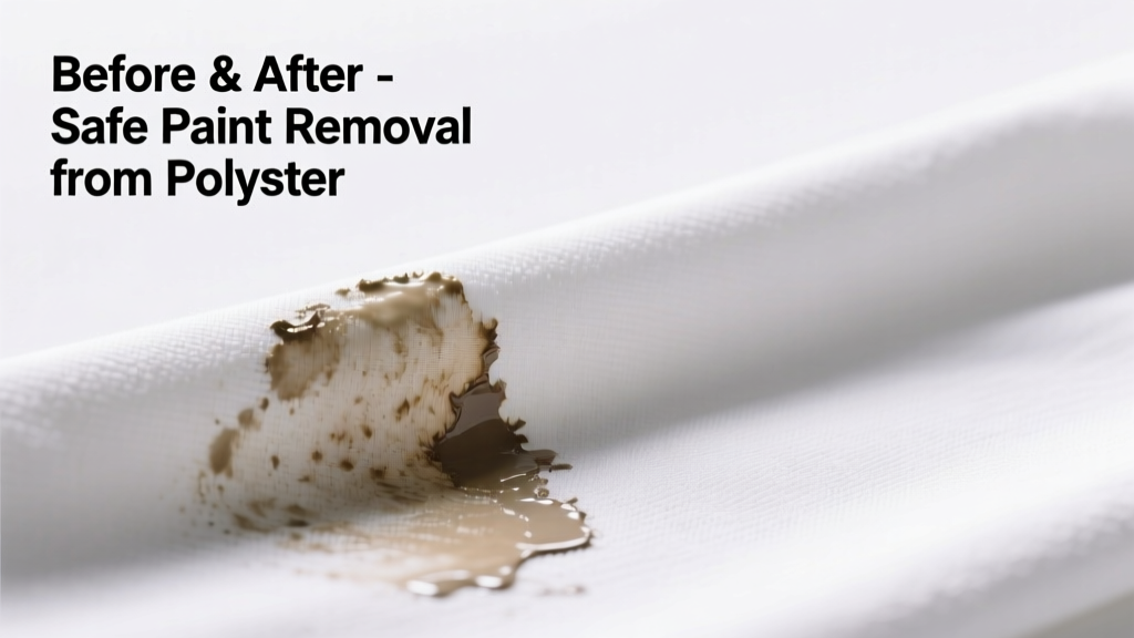 How to Remove Paint from Polyester Fabric Safely