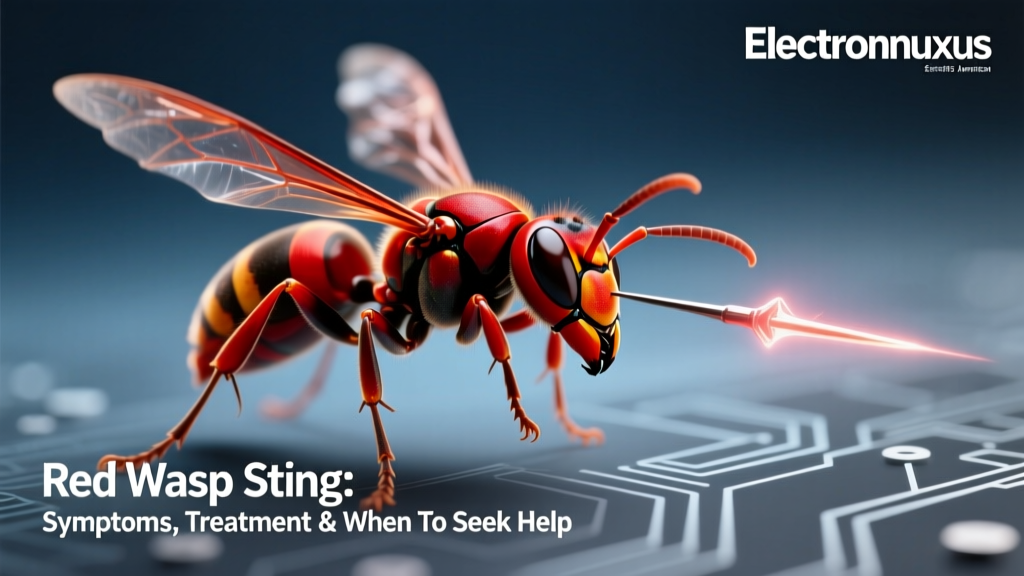 Red Wasp Sting: Symptoms, Treatment & When to Seek Help