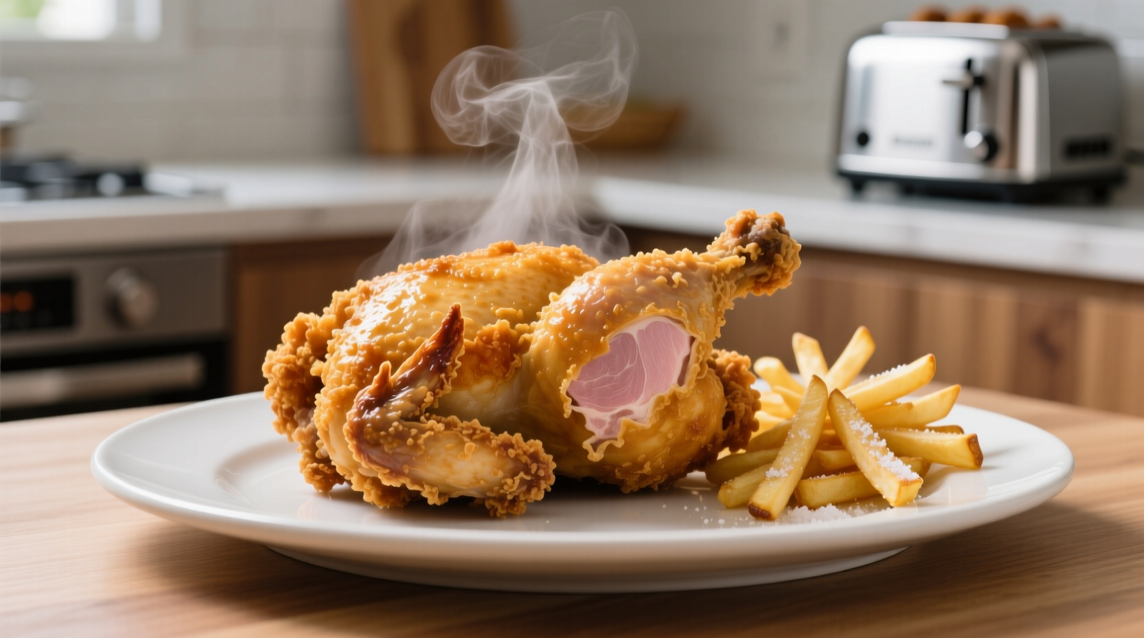 reheat fried chicken