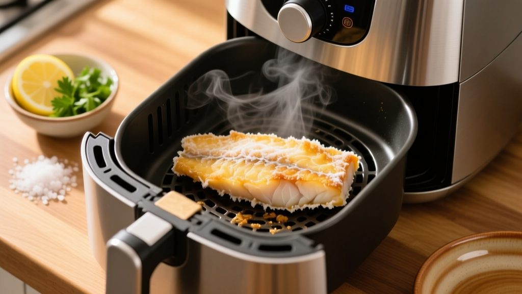 Crispy Frozen Cod in Air Fryer (No Thaw Needed!)