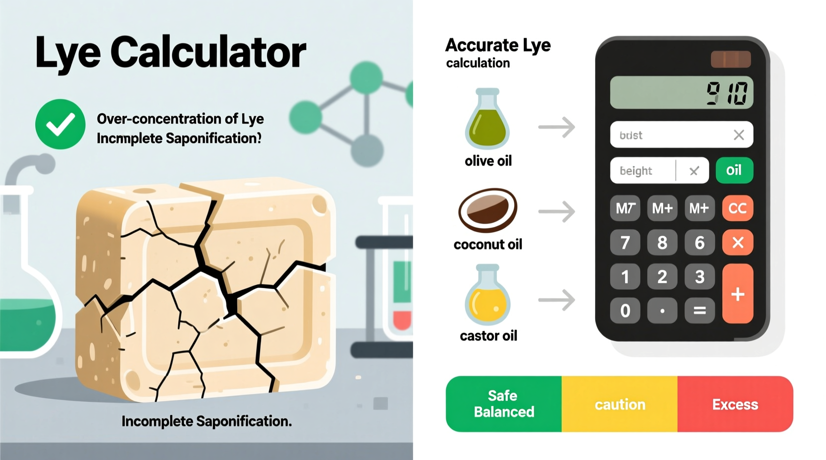 why does my homemade soap crack and how to fix lye calculations easily