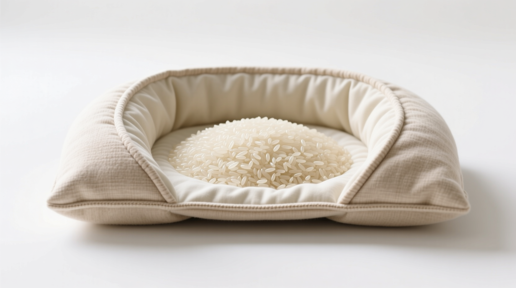 how to clean a rice filled weighted lap pad