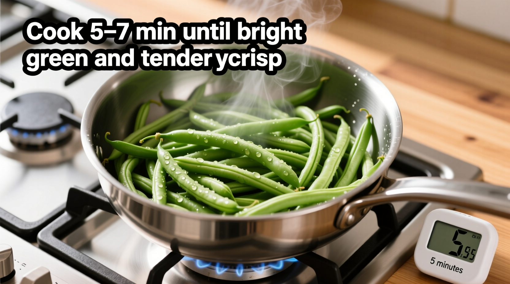 how long do you cook fresh green beans