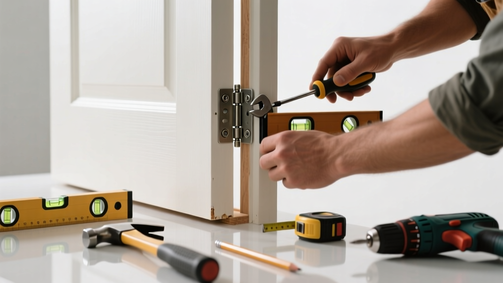 Fix a Door Not Square: Adjust Hinges and Frame