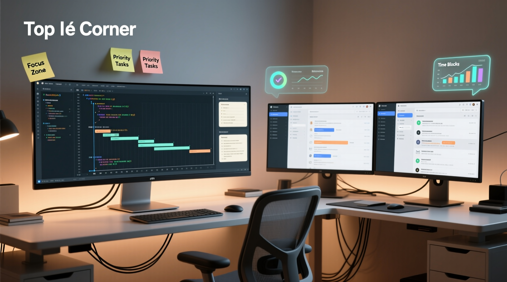 ultrawide monitor vs dual screen setup productivity hacks for messy desktops