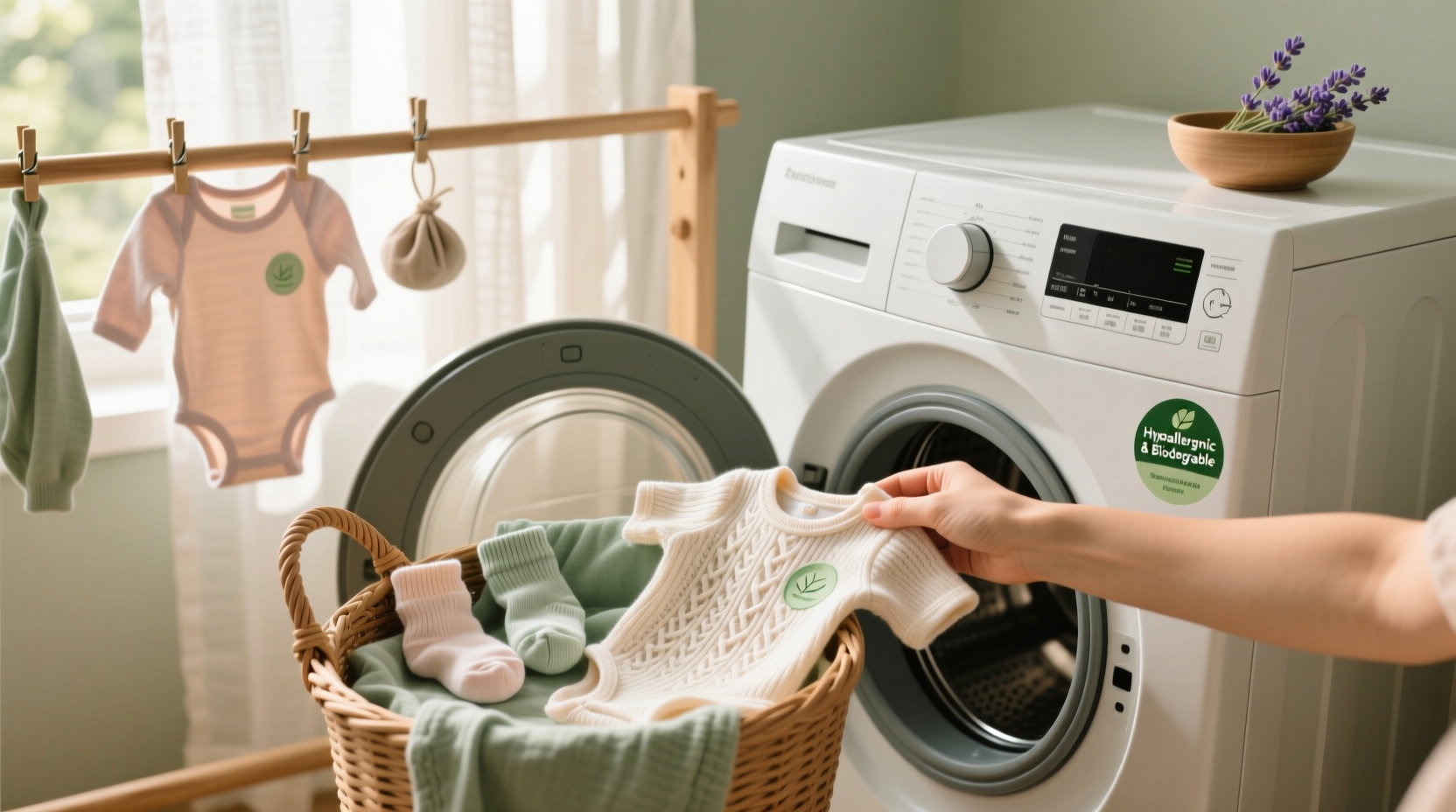 sanitize baby clothes without damaging organic cotton
