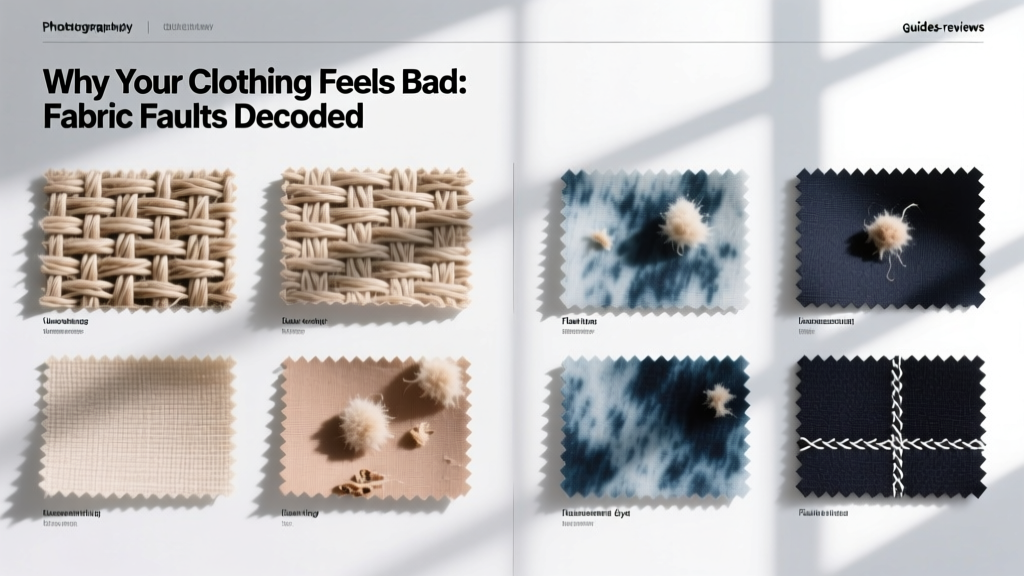 Why Your Clothing Feels Bad: Fabric Faults Decoded