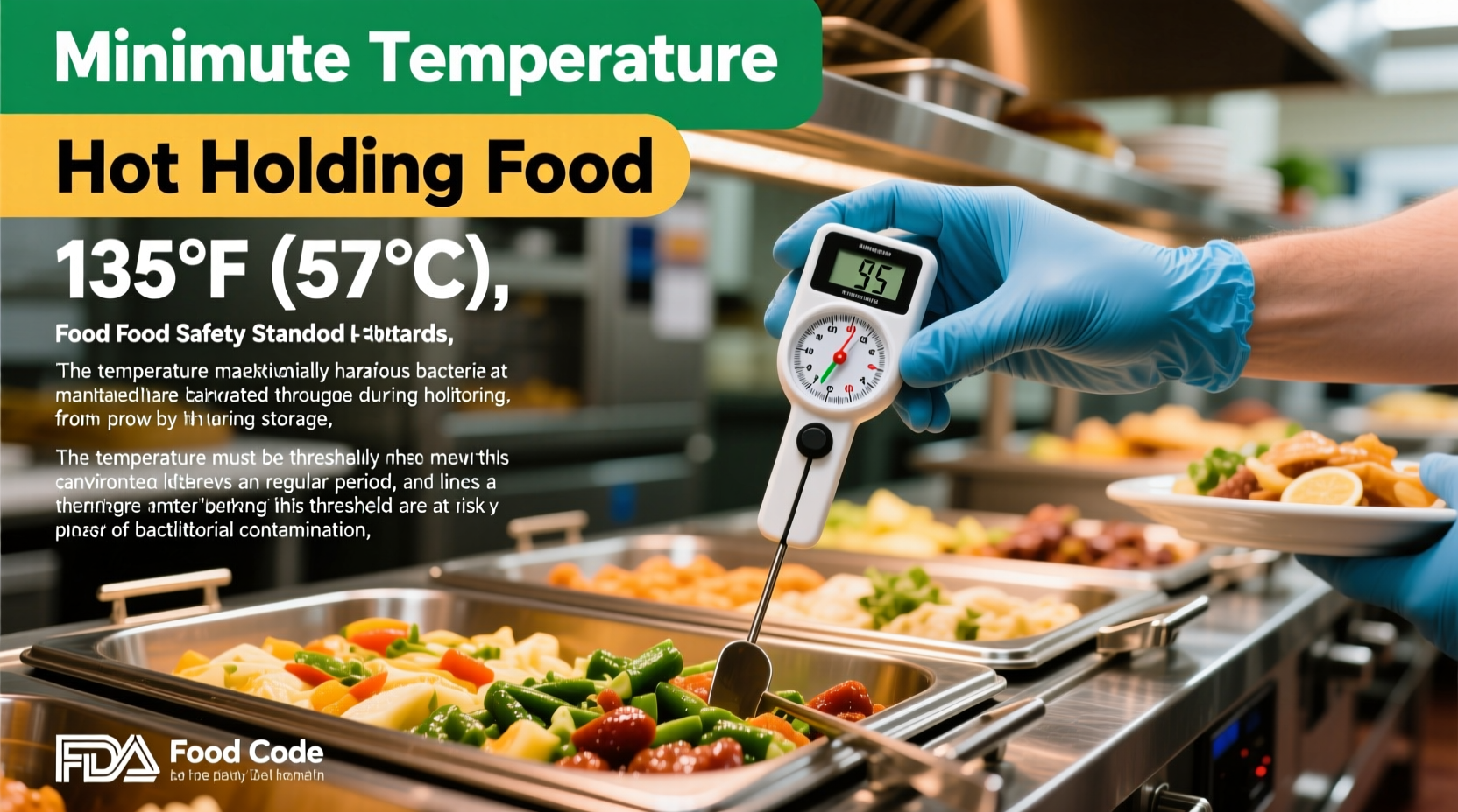 what is the minimum temperature for hot holding food