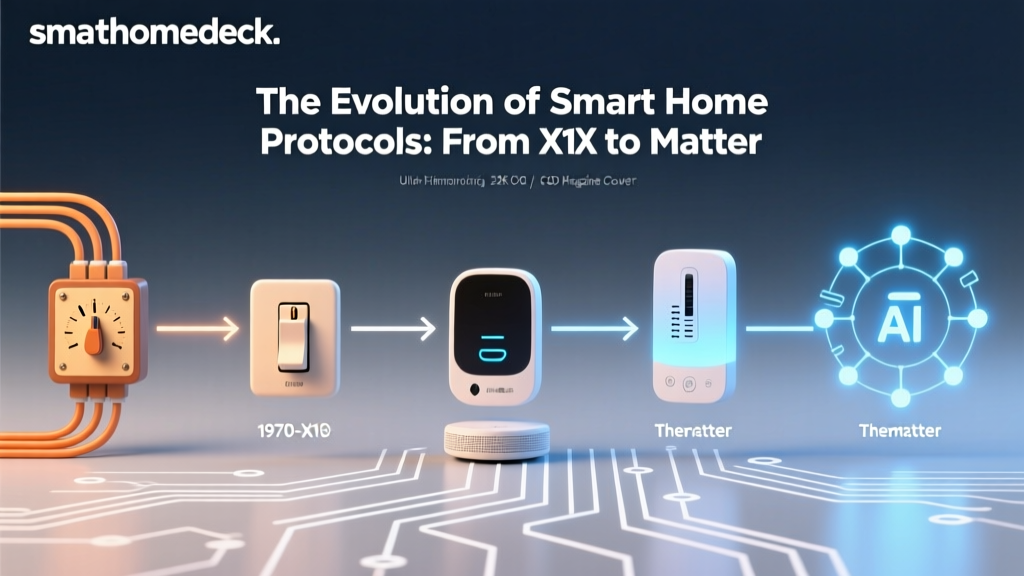 The Evolution of Smart Home Protocols: From X10 to Matter