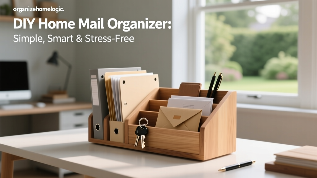 DIY Home Mail Organizer: Simple, Smart & Stress-Free