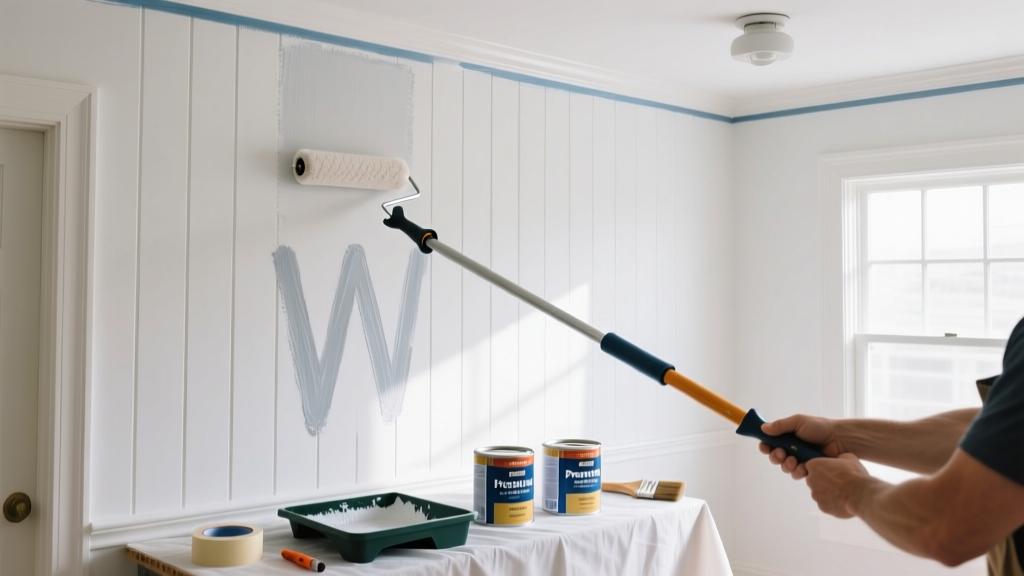 How to Roll Paint Like a Pro: Walls, Ceilings & Trim