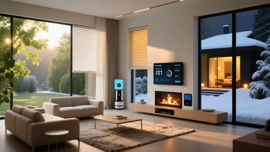 Smart Living Room Seasonal Shifts: Summer to Winter Automation