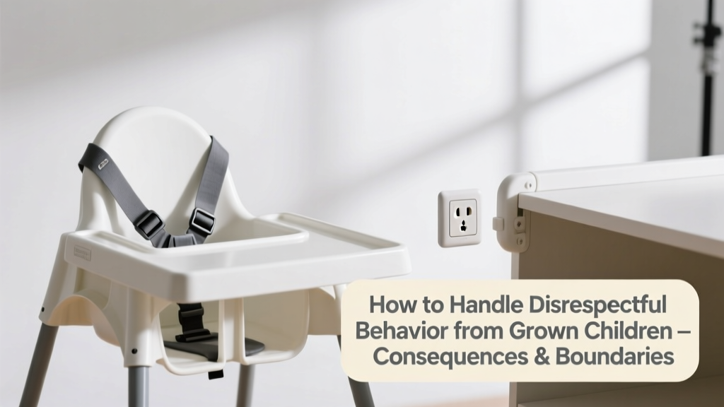 How to Respond When Your Grown Child Is Disrespectful: Evidence-Based Boundaries, Communication Strategies, and Real Consequences