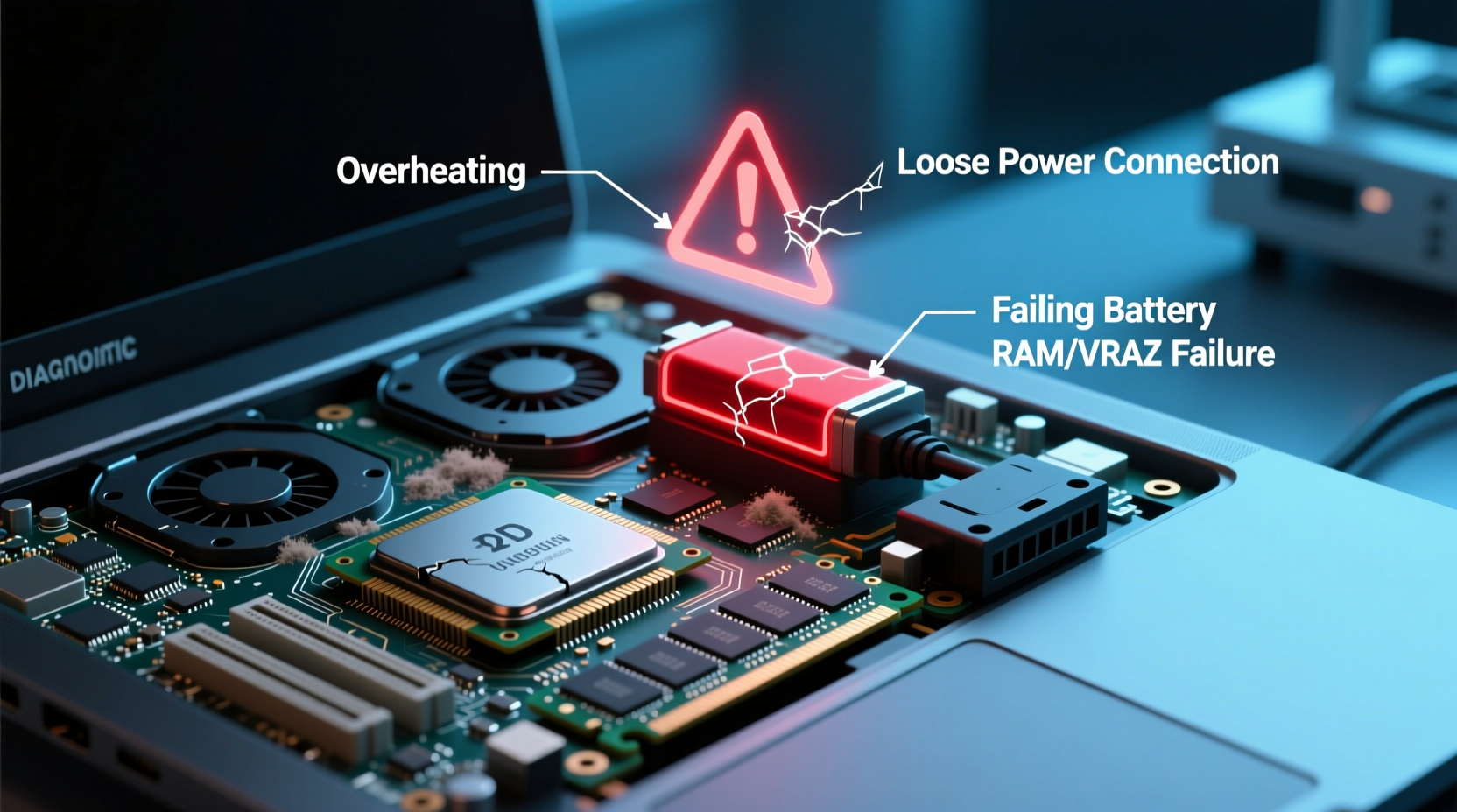 why does my laptop shut down randomly and what it could mean for hardware health