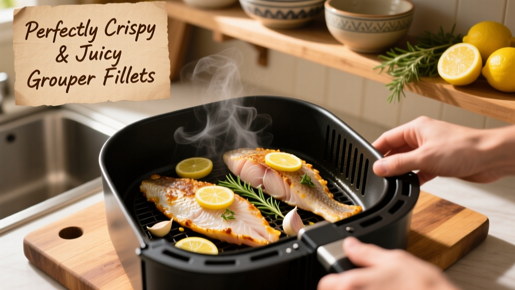 Perfect Air Fryer Grouper Fillets: Crispy & Juicy