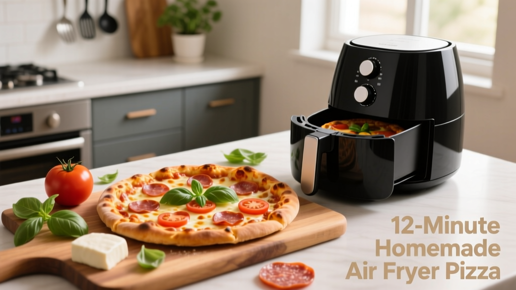Air Fryer Pizza: Crispy Homemade Pizza in 12 Minutes