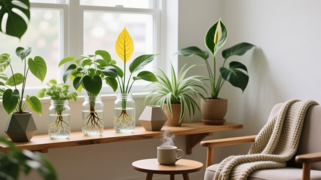 Fix Yellow Leaves on Water-Grown Indoor Plants