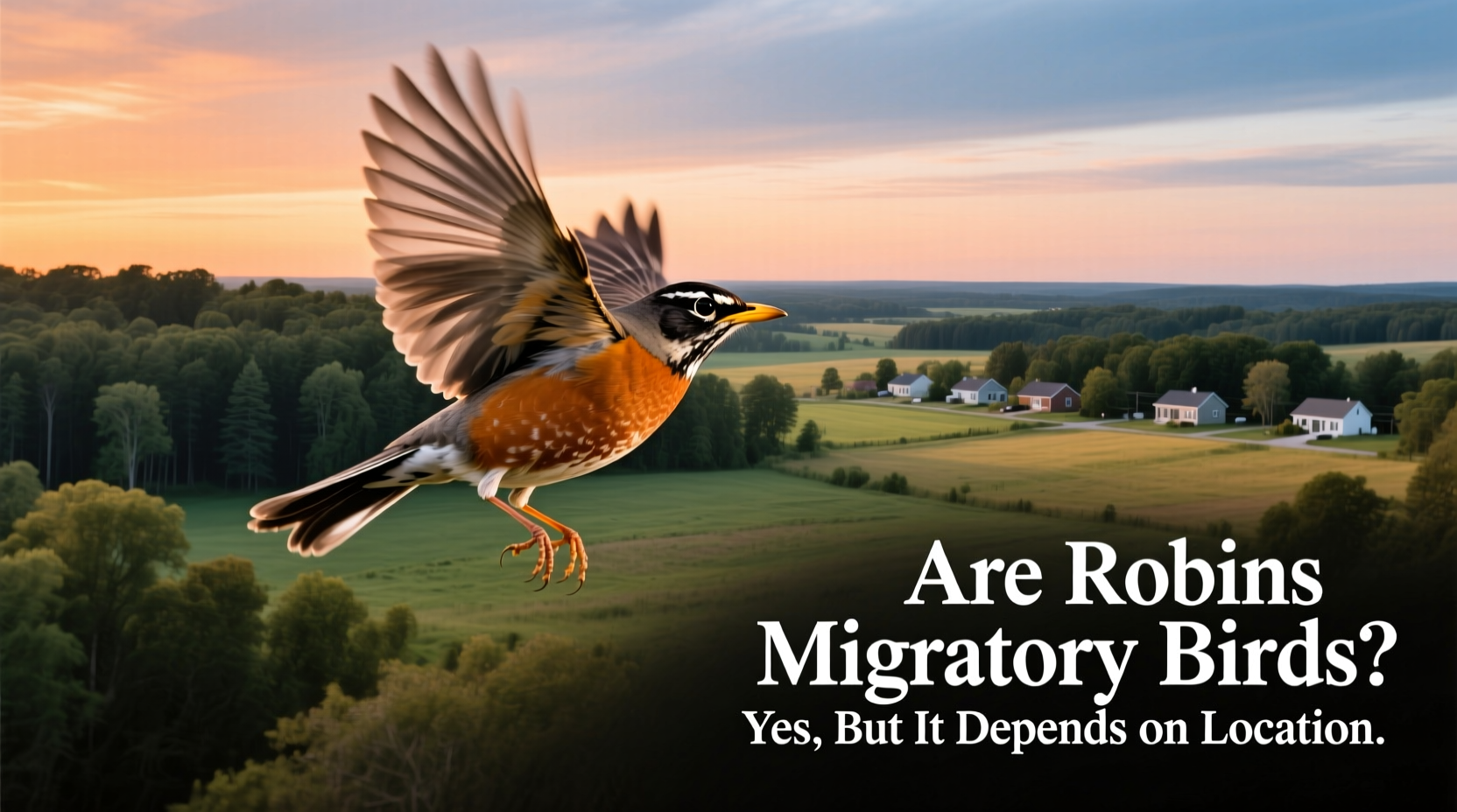 are robins migratory birds
