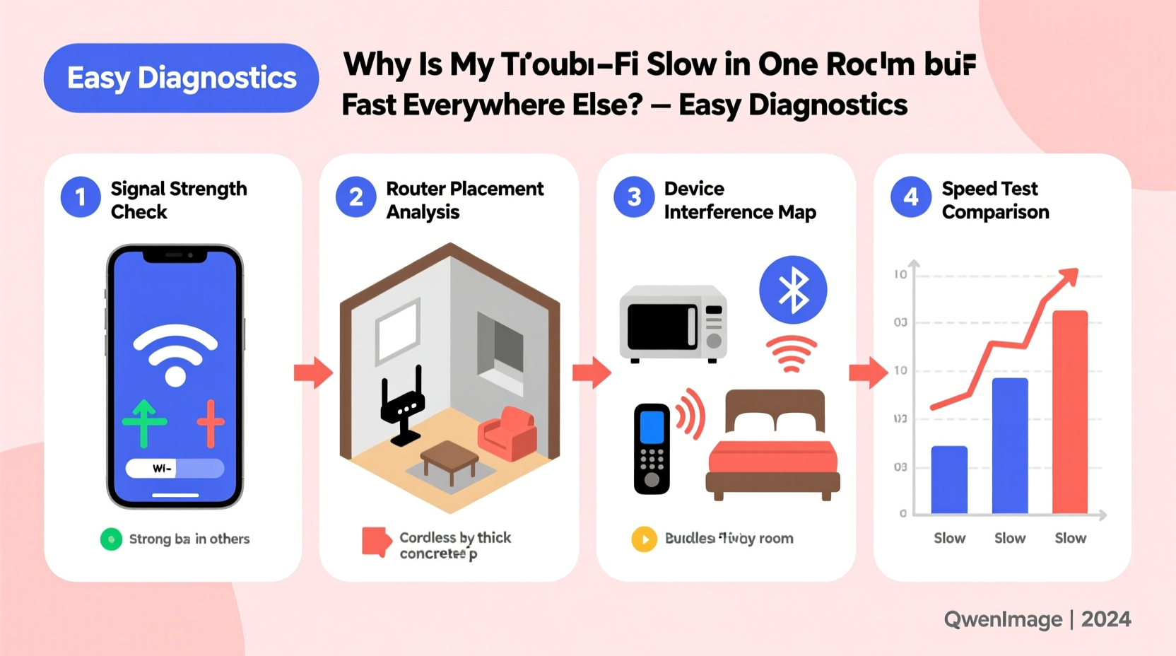 why is my wifi slow in one room but fast everywhere else easy diagnostics