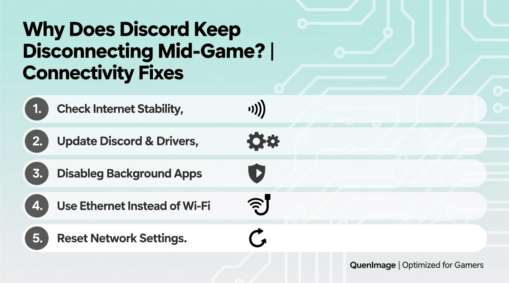 why does discord keep disconnecting mid game connectivity fixes