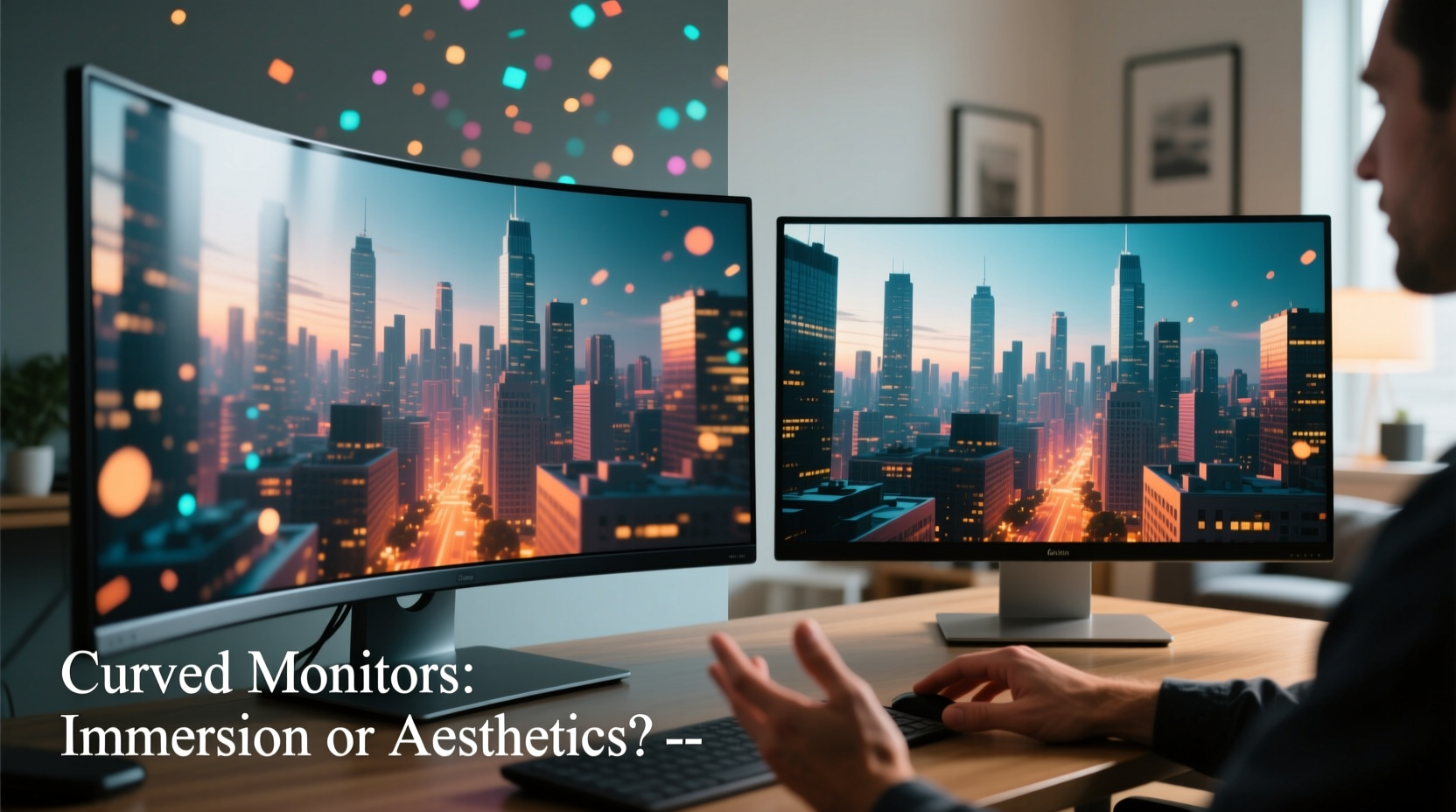 are curved monitors better for immersion or just for show