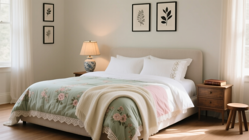 How to Incorporate Vintage Linens in Bedroom - The Decor Mag