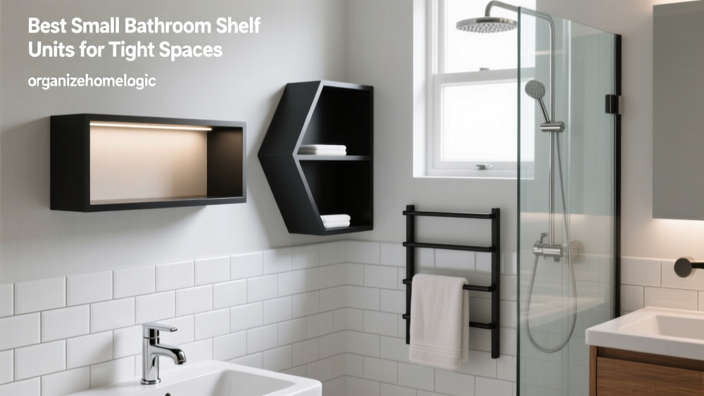 Best Small Bathroom Shelf Units for Tight Spaces