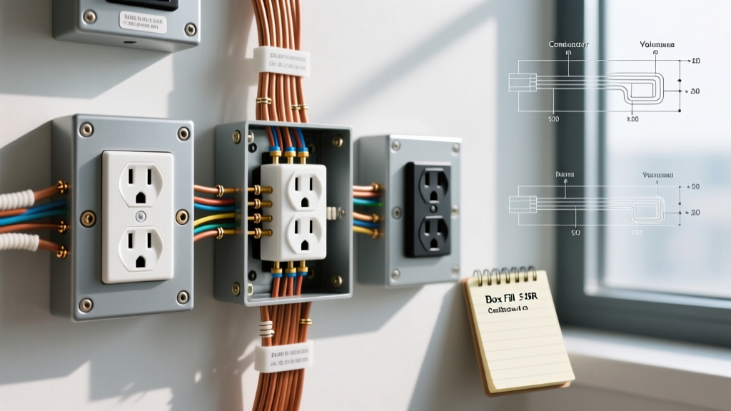 Inspecting Standard Electrical Outlet Size and NEC Box Fill