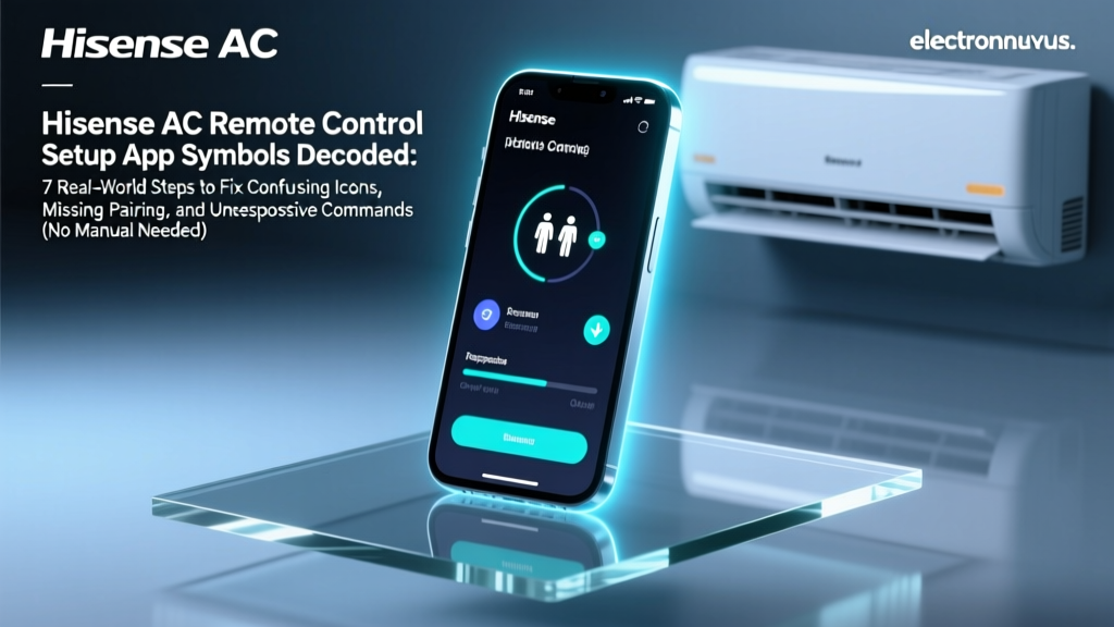 Hisense AC Remote Control Setup App Symbols Decoded: 7 Real-World Steps to Fix Confusing Icons, Missing Pairing, and Unresponsive Commands (No Manual Needed)