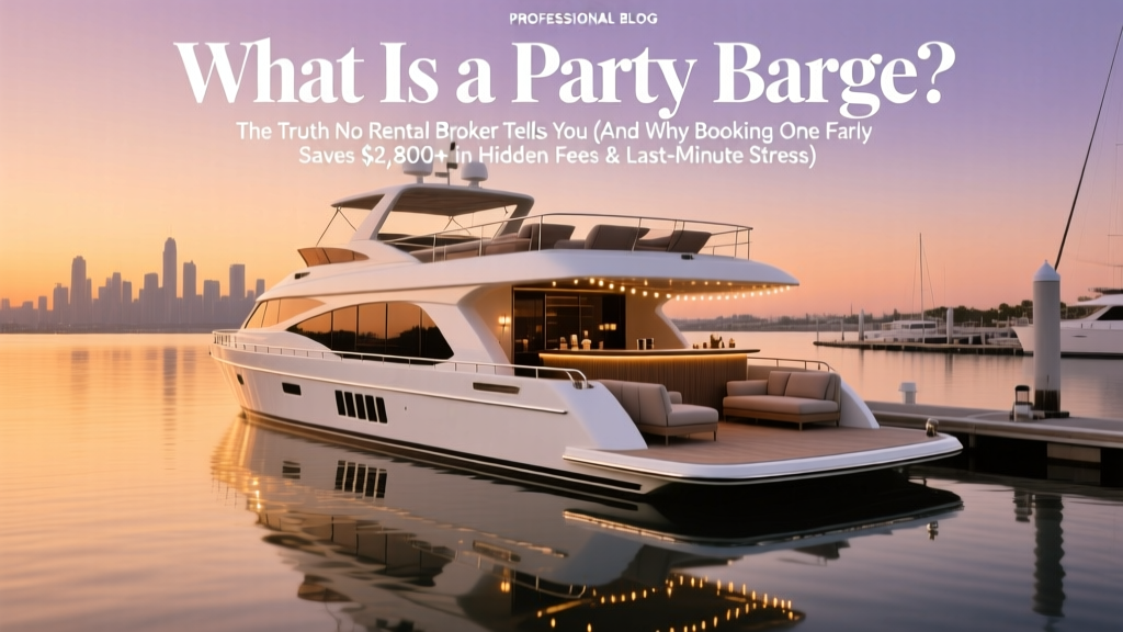 What Is a Party Barge? Real Costs & Safety Tips