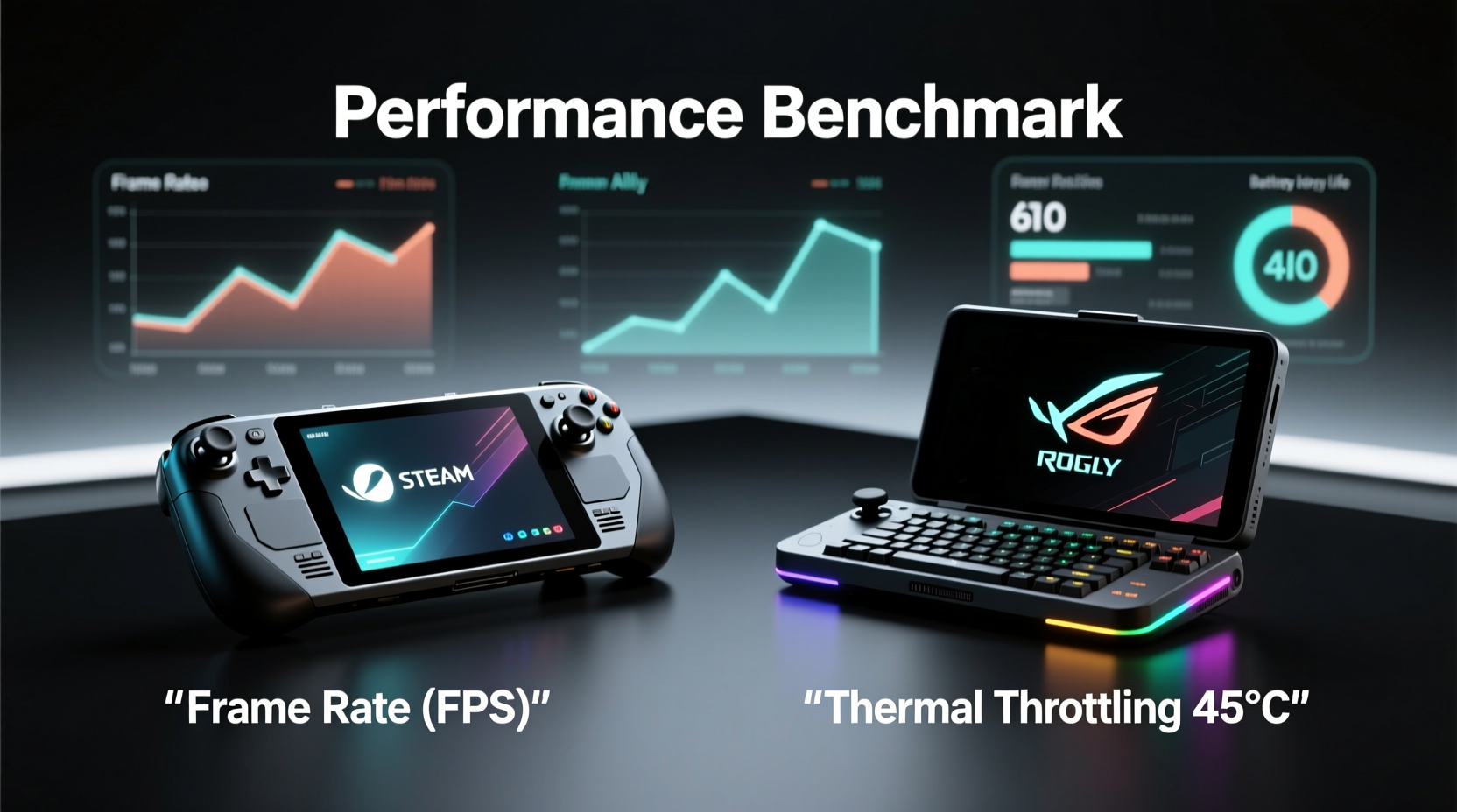 steam deck vs rog ally handheld gaming performance compared