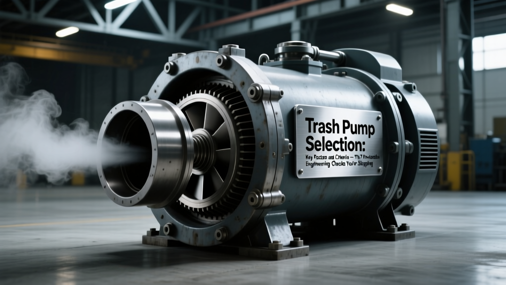 7 Non-Negotiable Trash Pump Selection Checks