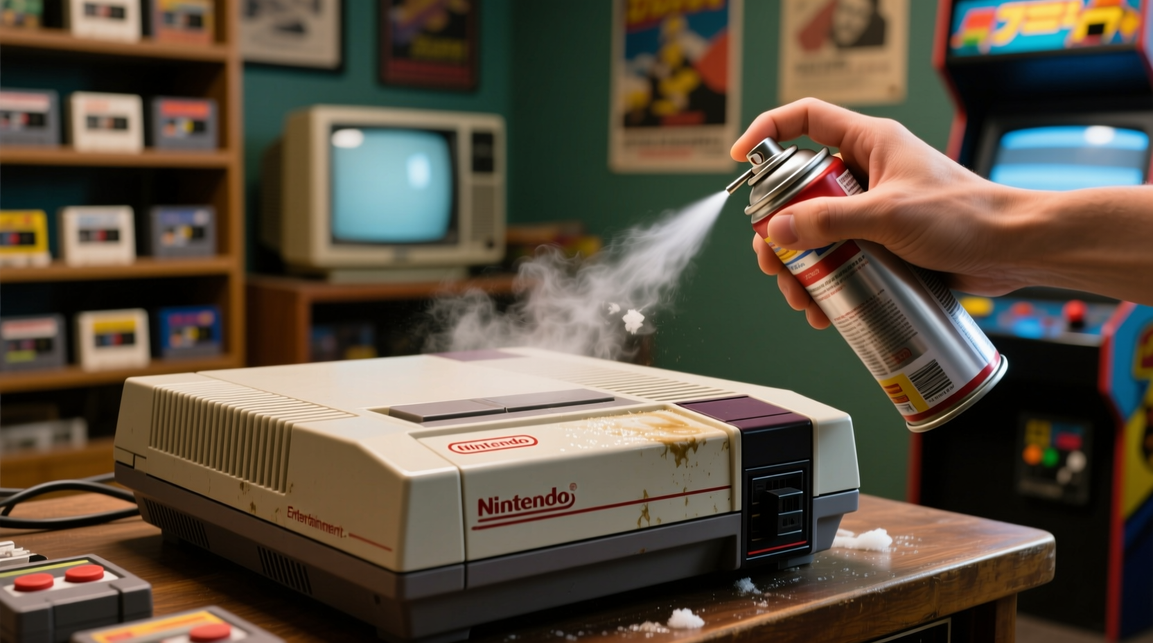 eco friendly cleaning nitrogen gas for vintage consoles