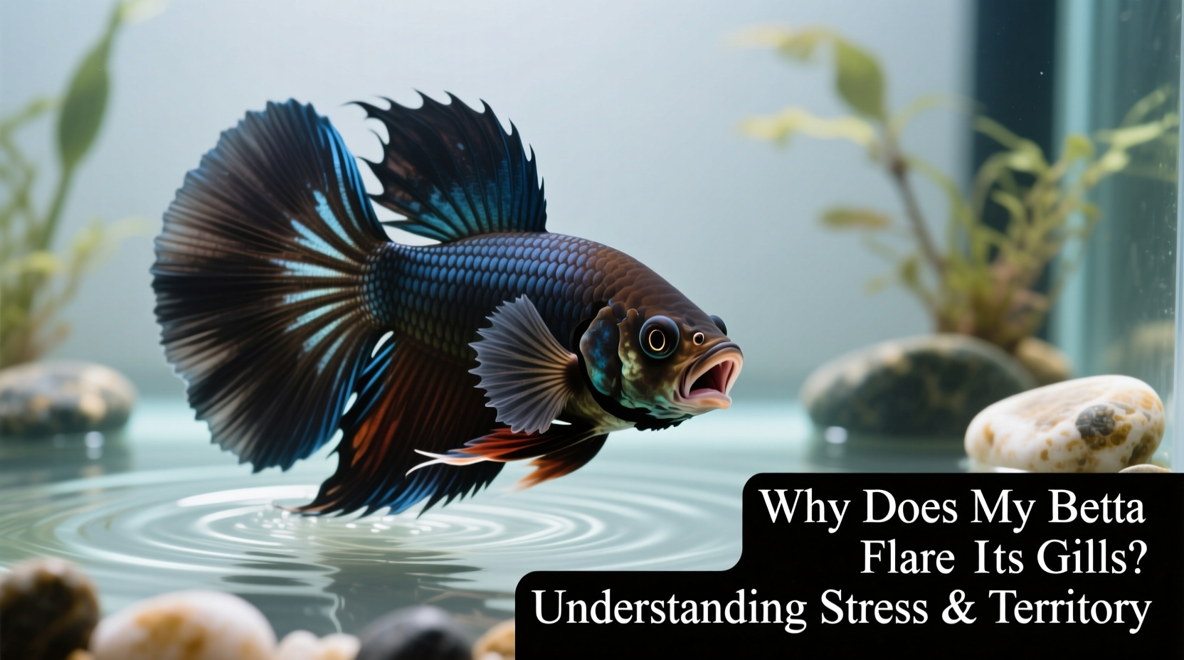 why does my betta flare its gills understanding stress and territory