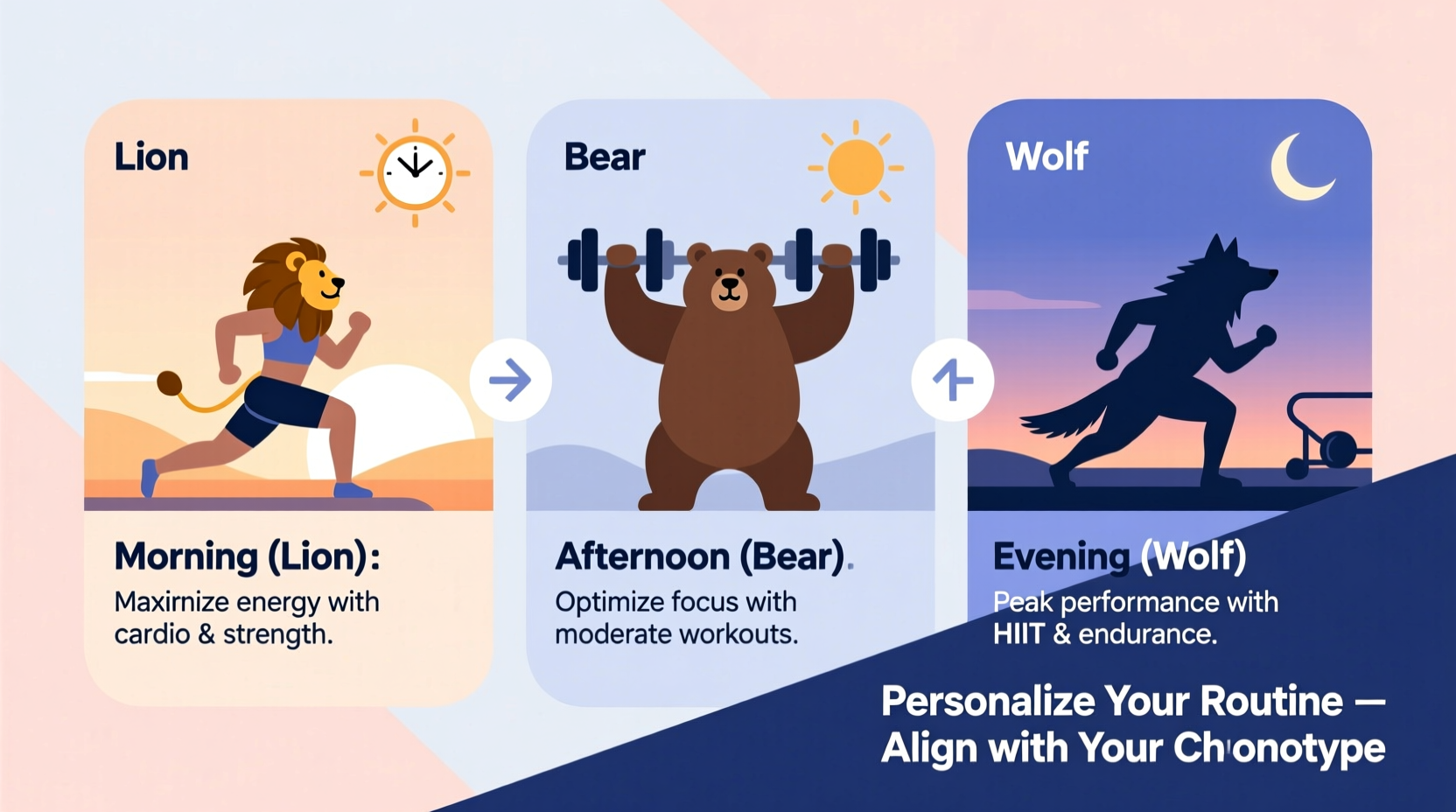 how to personalize your fitness routine based on your chronotype