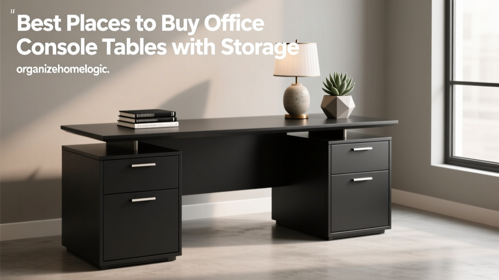 Best Places to Buy Office Console Tables with Storage