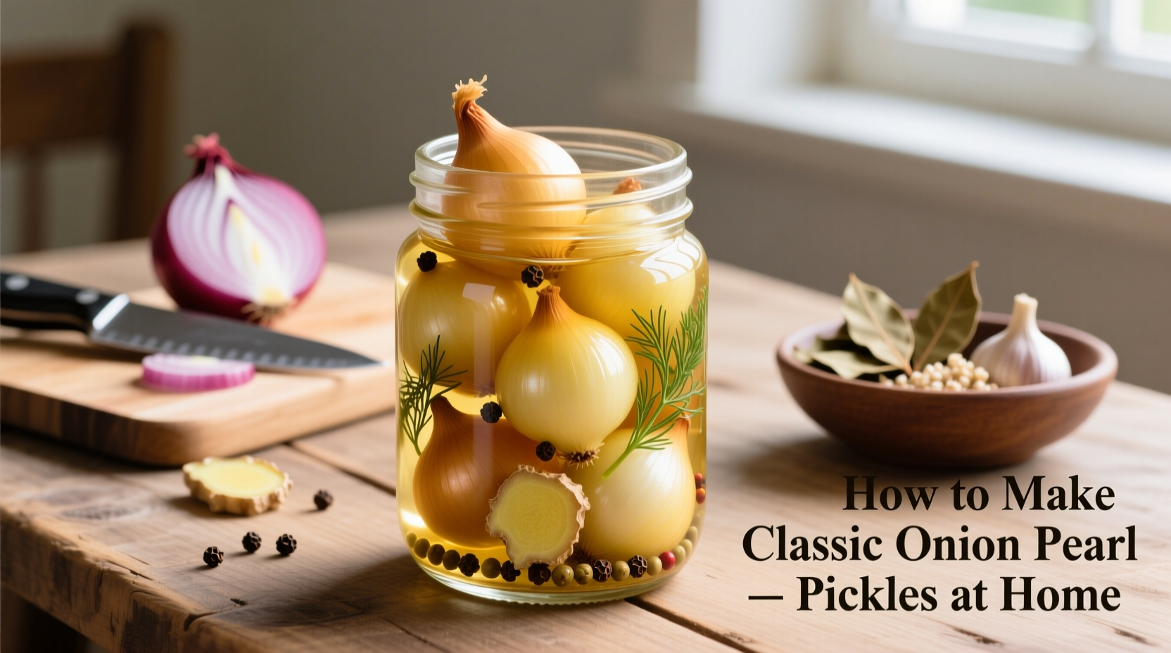 how to make classic onion pearl pickles at home