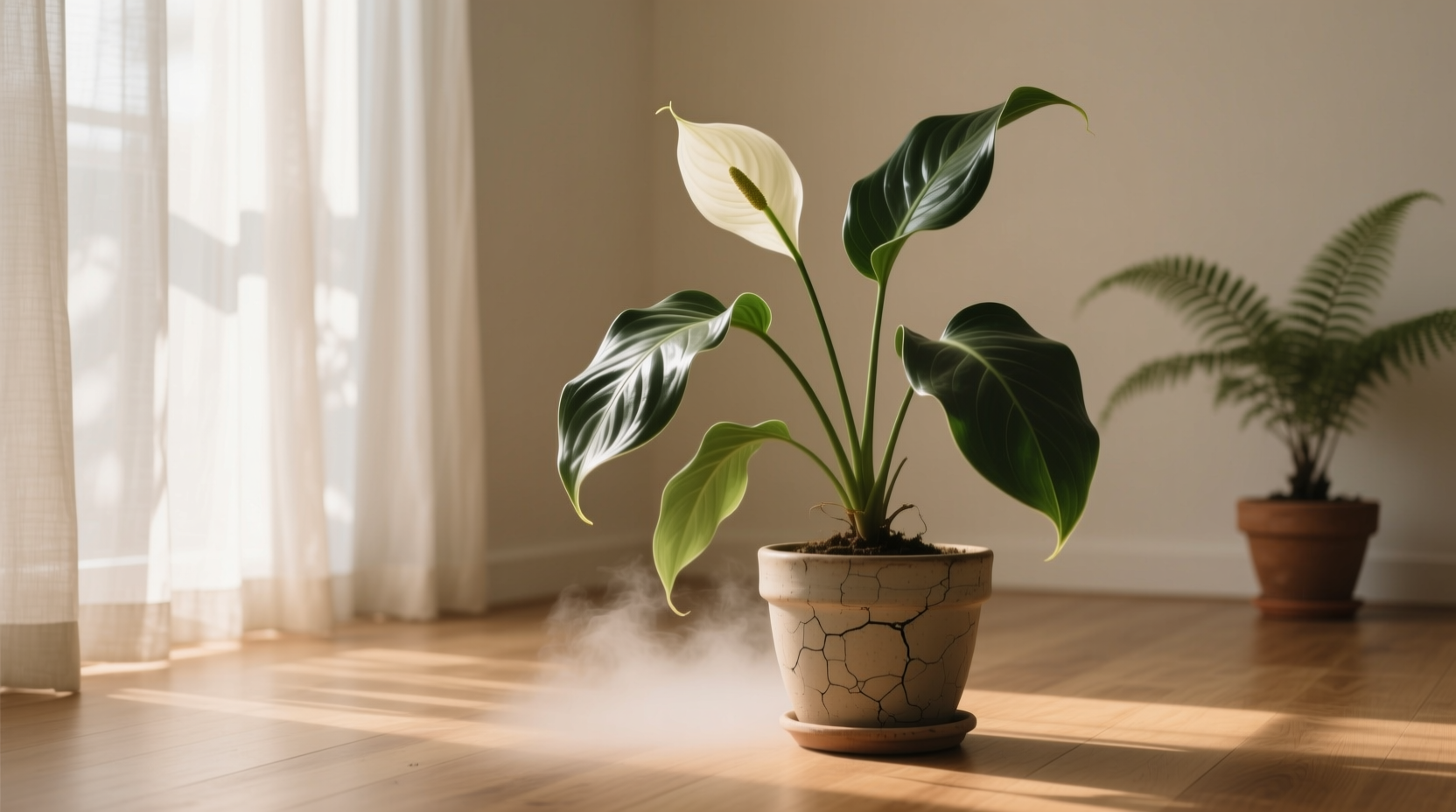 peace lily is droopy