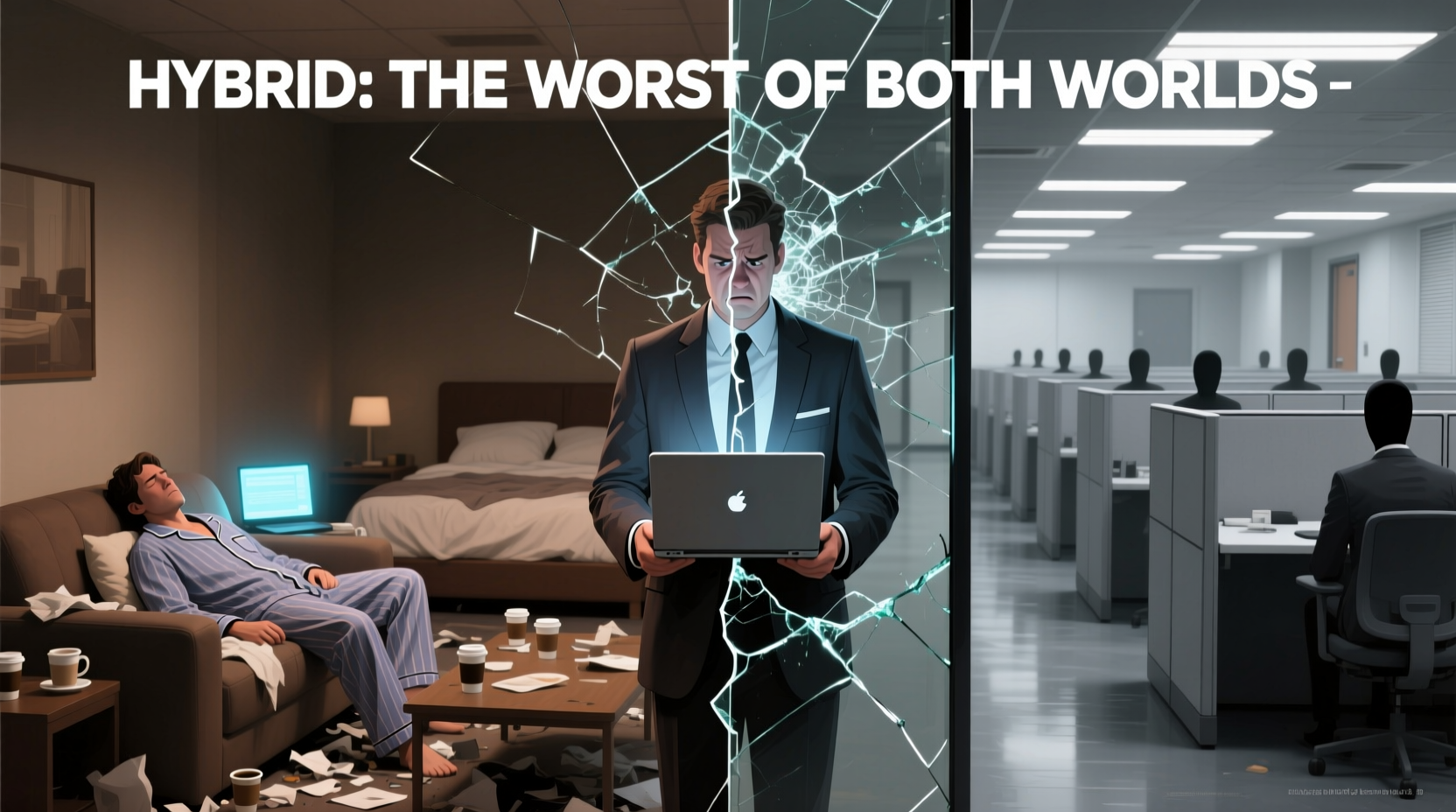 work from home vs office is hybrid actually the worst of both worlds