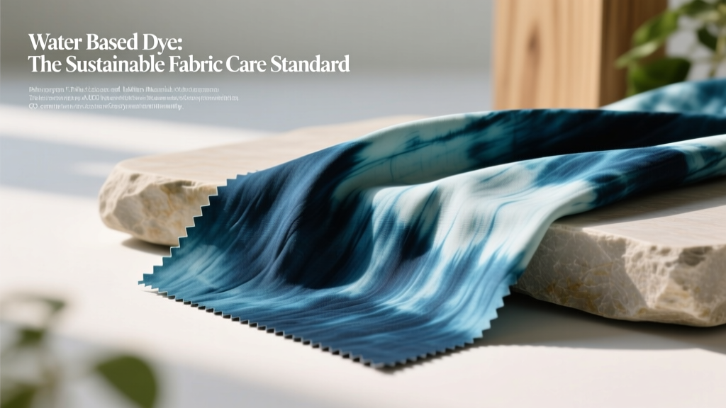 Water Based Dye: The Sustainable Fabric Care Standard