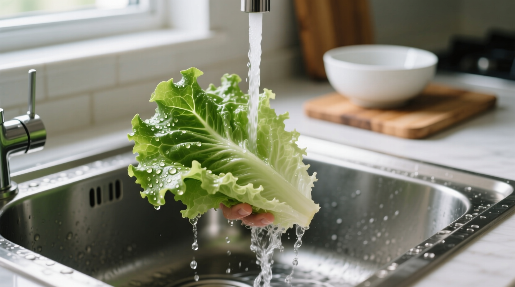how to wash lettuce