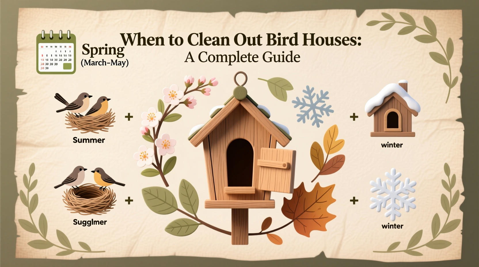when to clean out bird houses