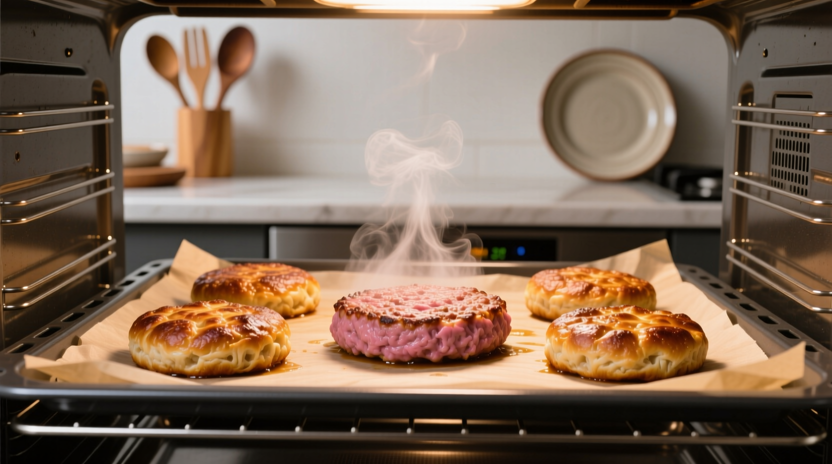 how long to cook hamburgers in oven