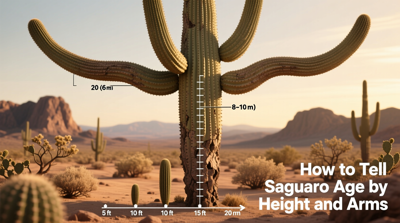 Saguaro Age: 3 Ways to Tell by Height | TheHomeSprouts